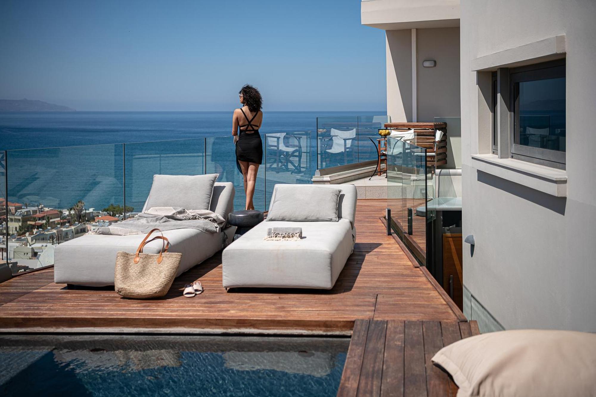 Alectrona Living Crete, Rocsea Luxury Apartment Платаньяс Экстерьер фото
