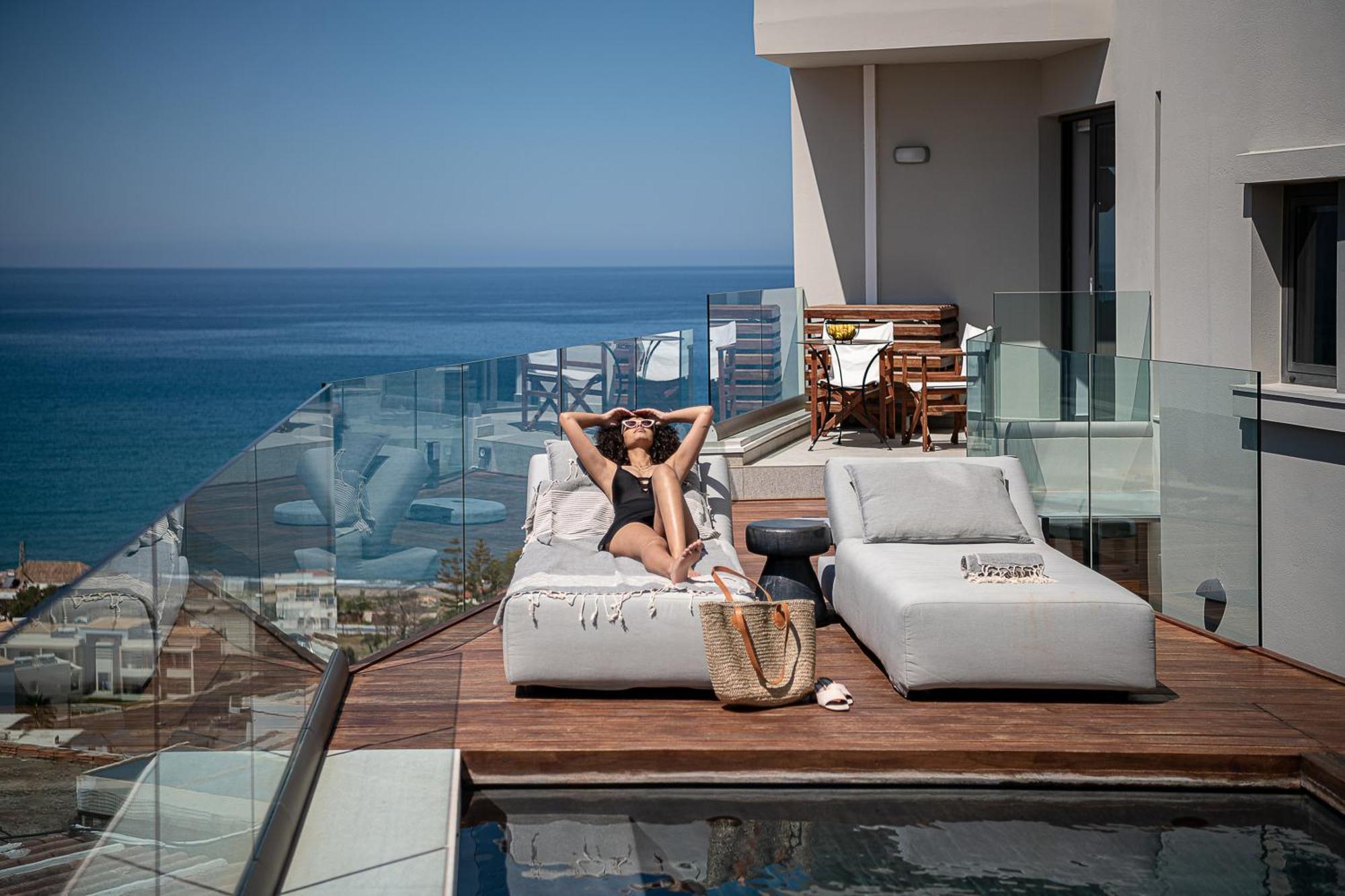 Alectrona Living Crete, Rocsea Luxury Apartment Платаньяс Экстерьер фото